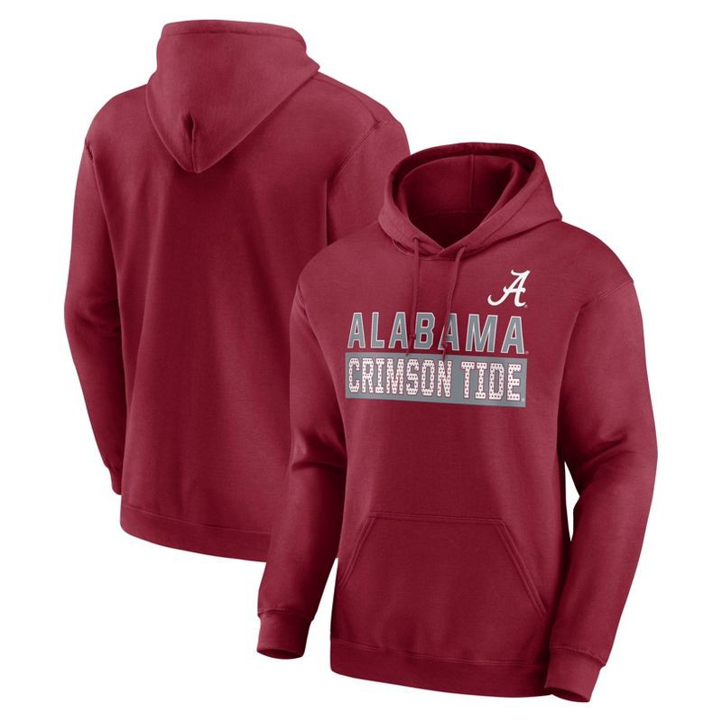 slide 3 of 3, NCAA Alabama Crimson Tide Men's Hooded Sweatshirt - M, 1 ct