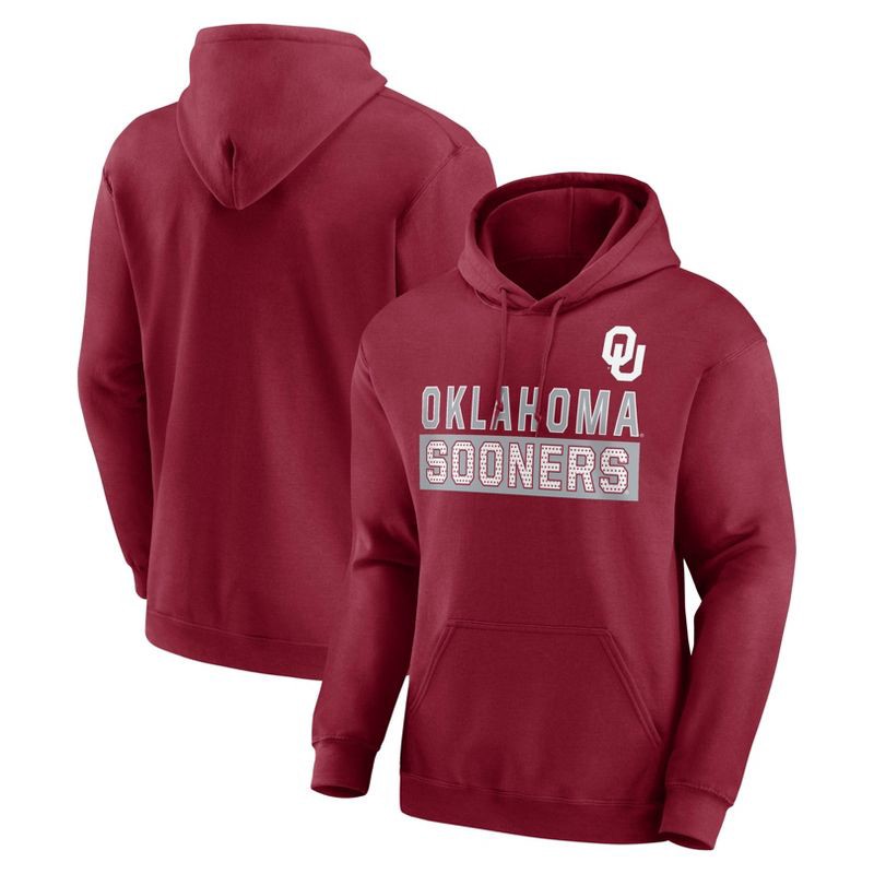 slide 3 of 3, NCAA Oklahoma Sooners Men's Hooded Sweatshirt - M, 1 ct
