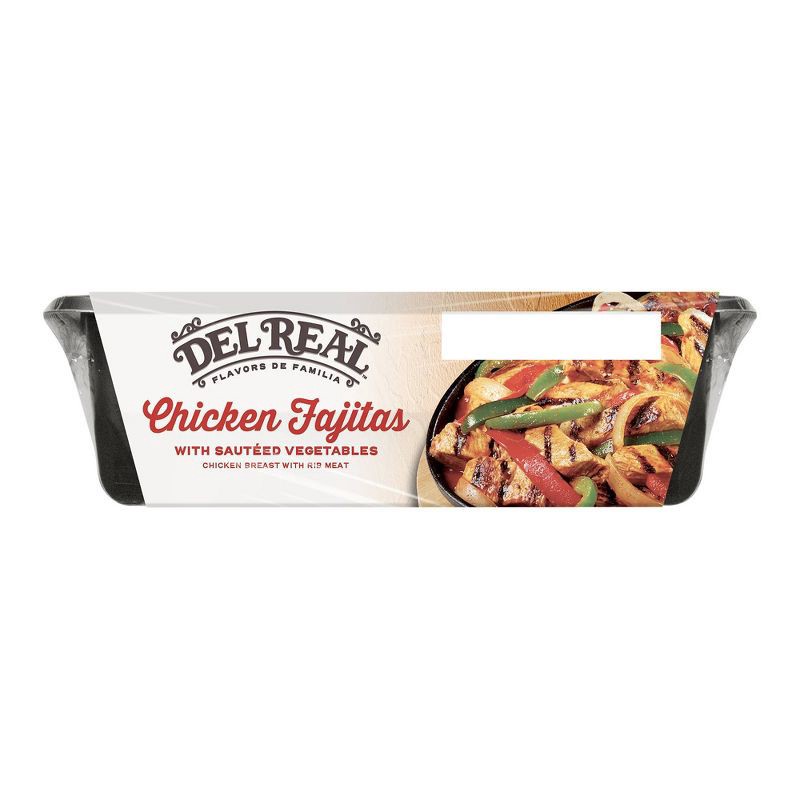 slide 4 of 7, Del Real Foods Chicken Breast Fajitas with Peppers & Onions - 18oz, 18 oz