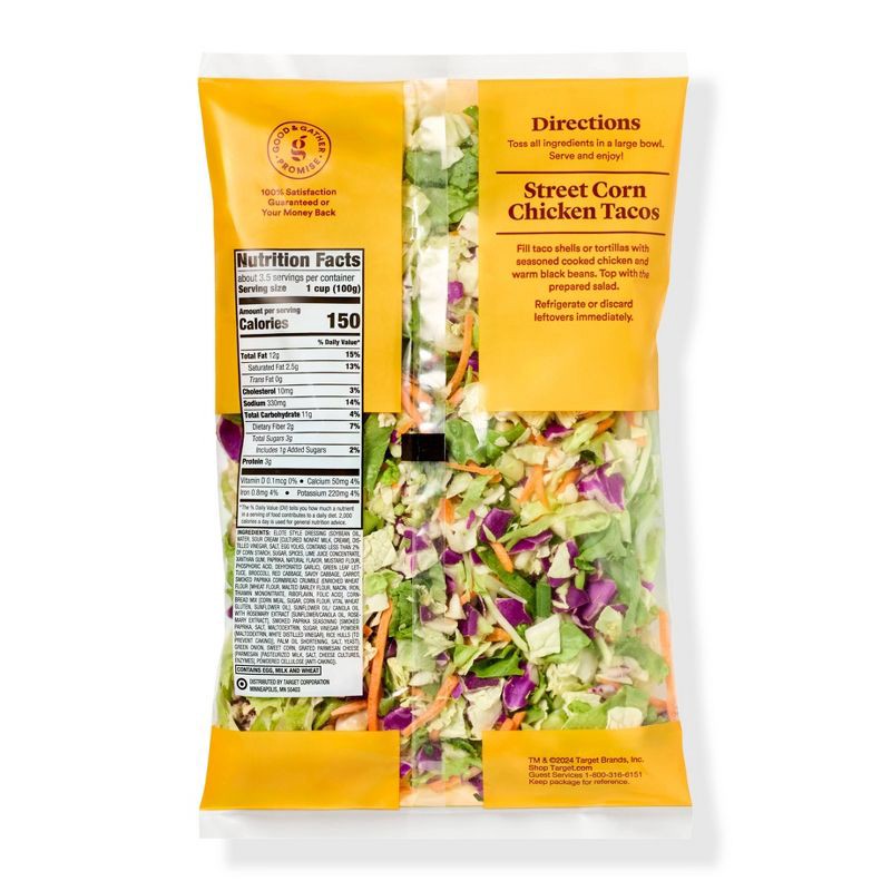 slide 2 of 4, Mexican Street Corn Chopped Salad Kit - 11.62oz - Good & Gather™, 11.62 oz