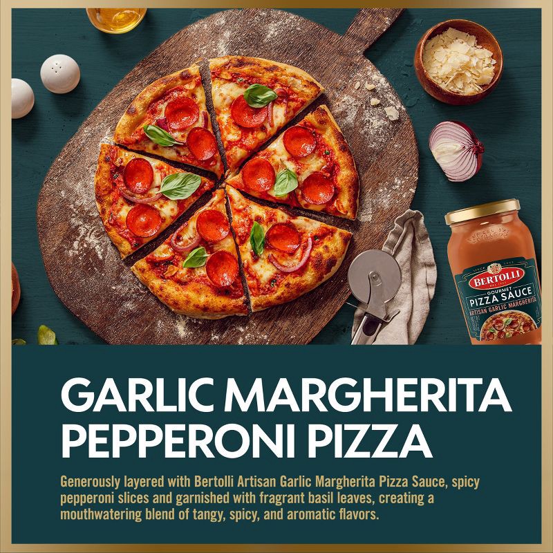 slide 6 of 7, Bertolli Garlic Margherita Pizza Sauce - 15oz, 15 oz