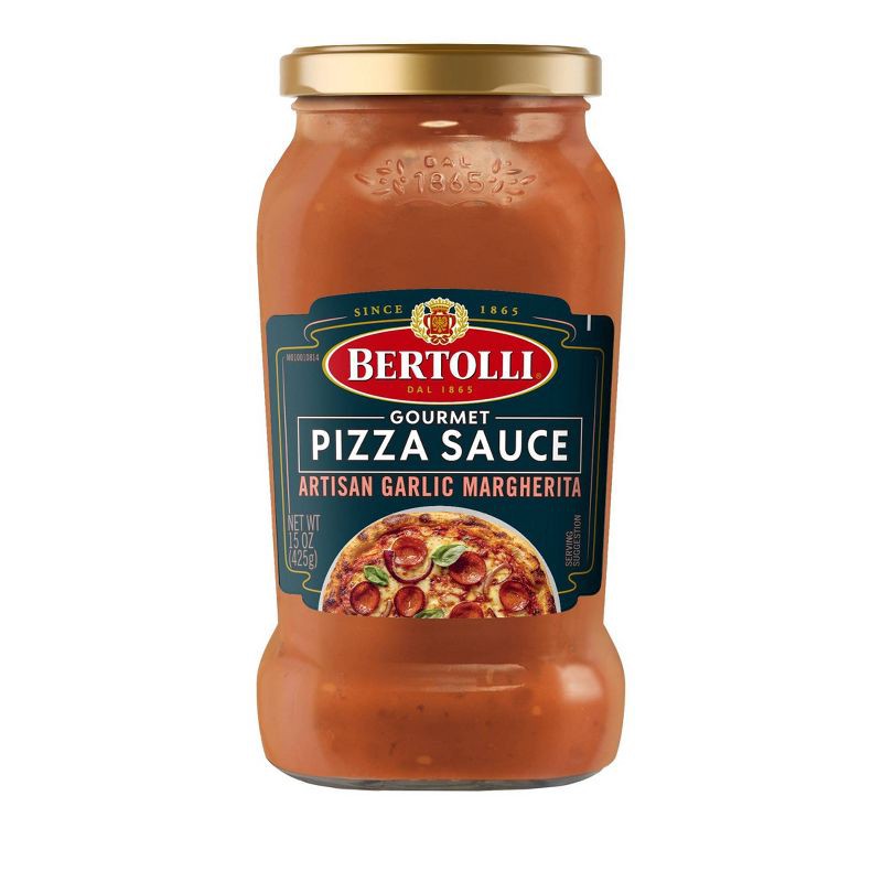 slide 1 of 7, Bertolli Garlic Margherita Pizza Sauce - 15oz, 15 oz