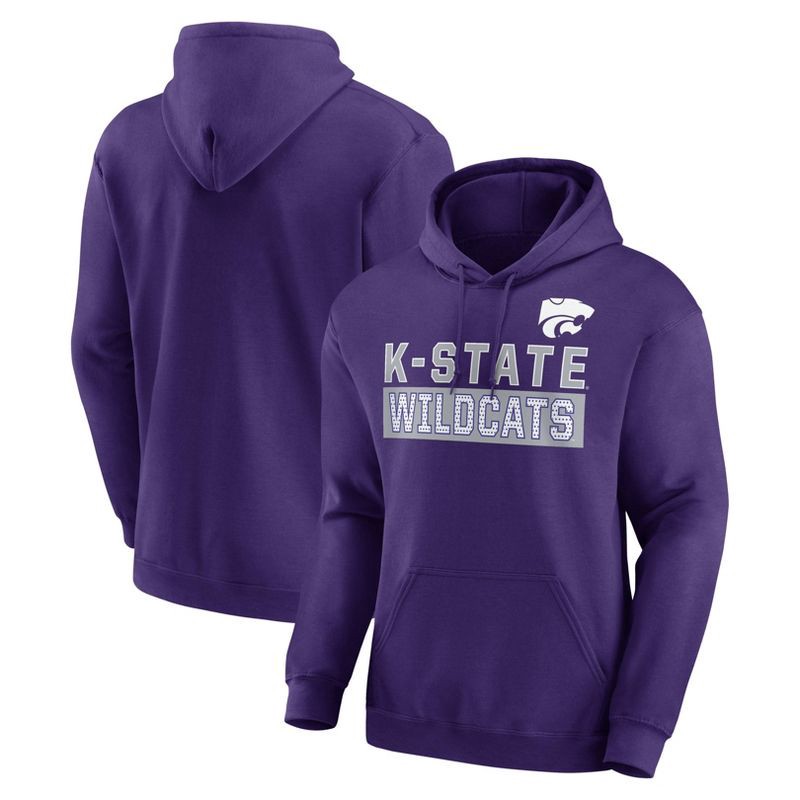 slide 3 of 3, NCAA Kansas State Wildcats Men's Hooded Sweatshirt - L, 1 ct