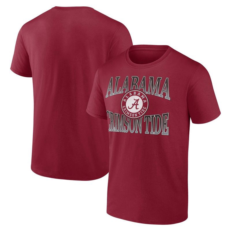 slide 3 of 3, NCAA Alabama Crimson Tide Men's Bi-Blend T-Shirt - S, 1 ct