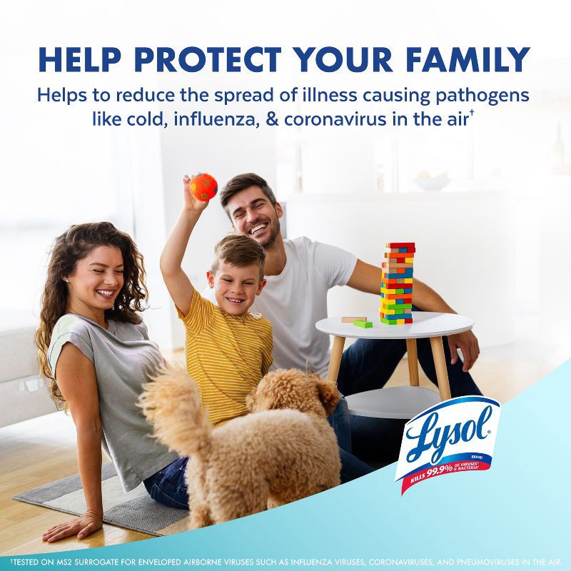 slide 7 of 8, Lysol Aerosol Air Sanitizer - Beachside Waves - 10oz, 10 oz