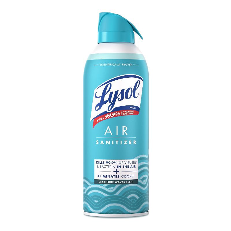 slide 1 of 8, Lysol Aerosol Air Sanitizer - Beachside Waves - 10oz, 10 oz
