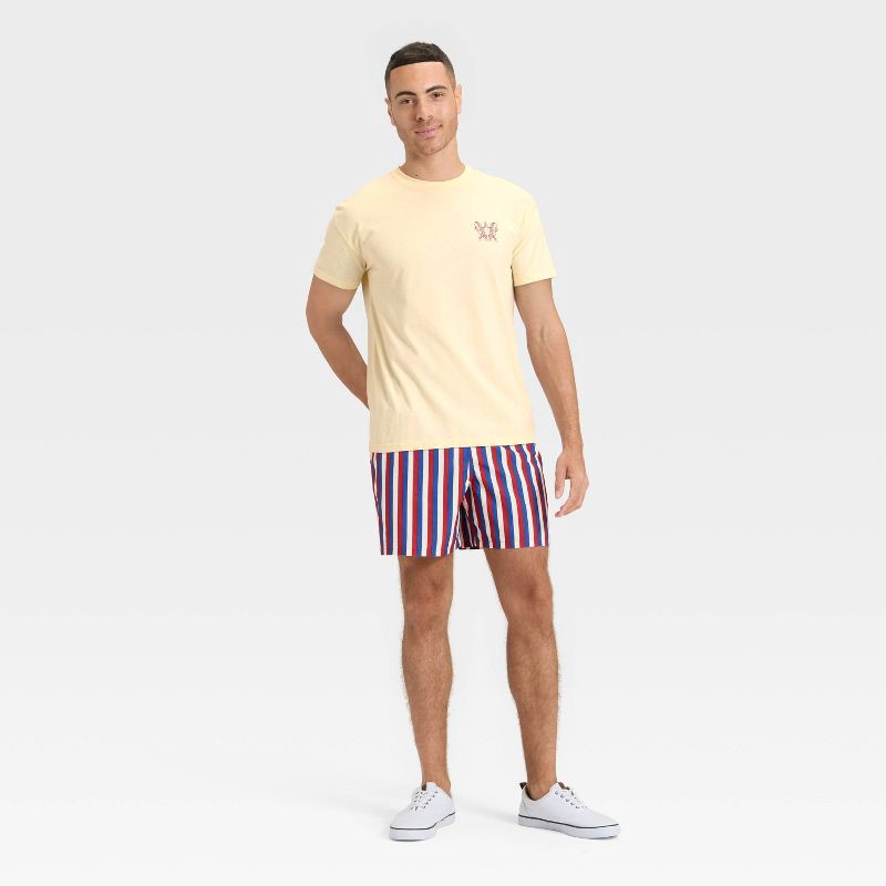 slide 3 of 3, Men's Summer Hot Dog T-Shirt - Goodfellow & Co™ Cream L, 1 ct