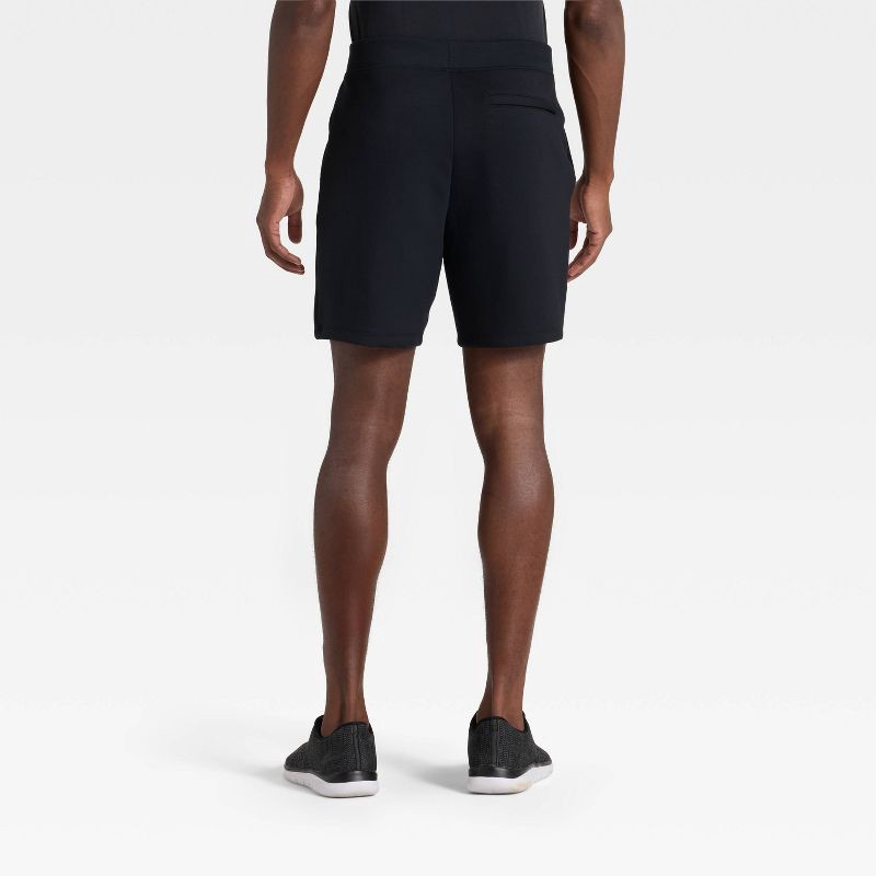 slide 2 of 3, Men's Sleek Spacer Shorts - All In Motion™ Black M, 1 ct
