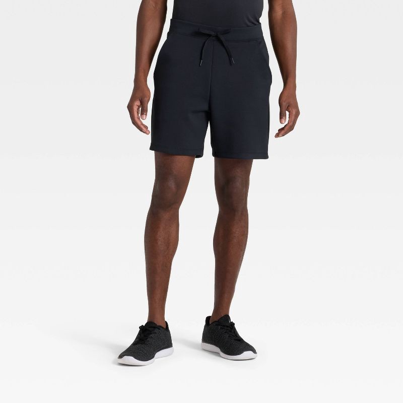 slide 1 of 3, Men's Sleek Spacer Shorts - All In Motion™ Black XXL, 1 ct