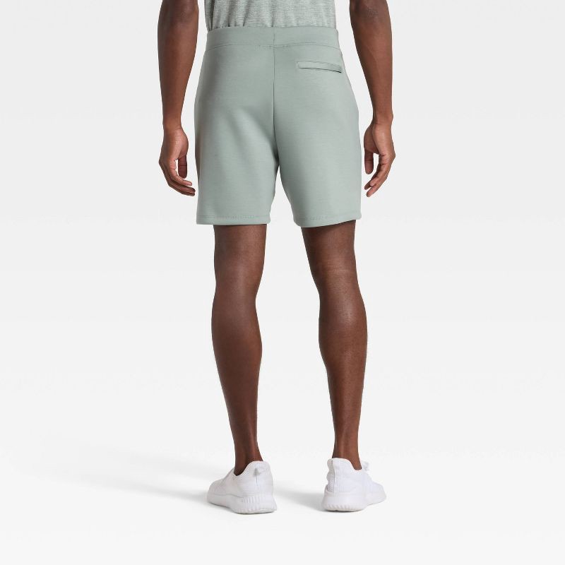 slide 2 of 3, Men's Sleek Spacer Shorts - All In Motion™ Leafy Green S, 1 ct