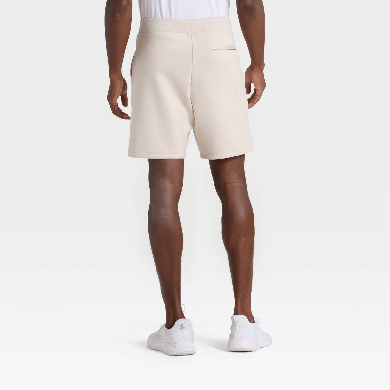 slide 2 of 3, Men's Sleek Spacer Shorts - All In Motion™ Beige XL, 1 ct