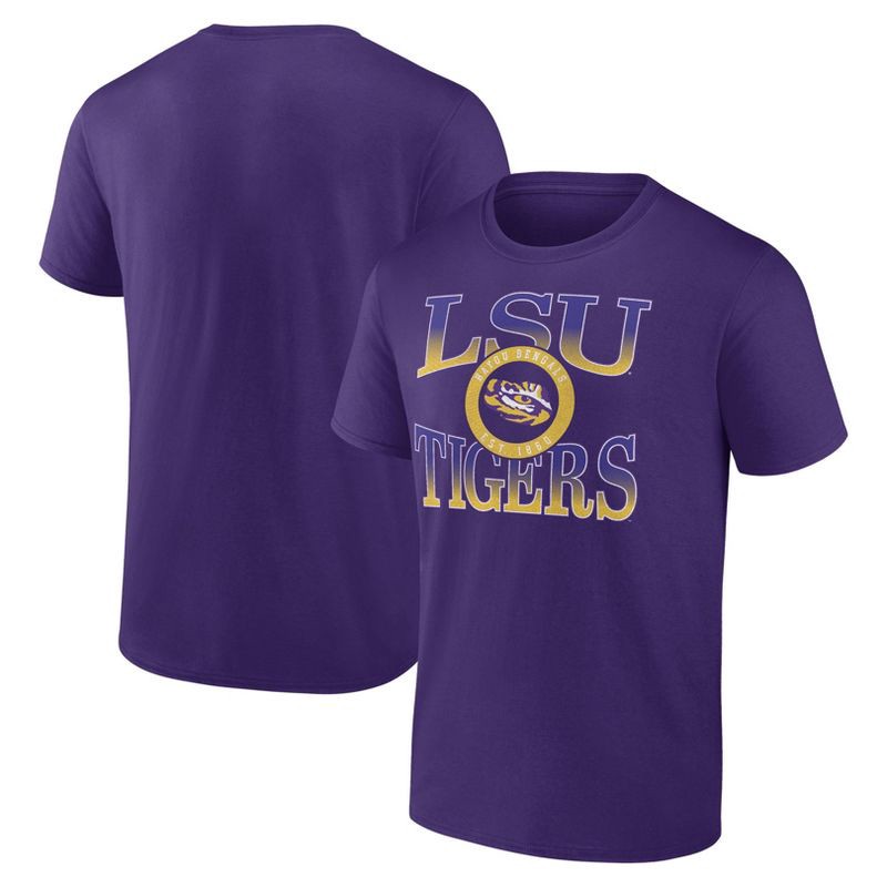 slide 3 of 3, NCAA LSU Tigers Men's Bi-Blend T-Shirt - M, 1 ct