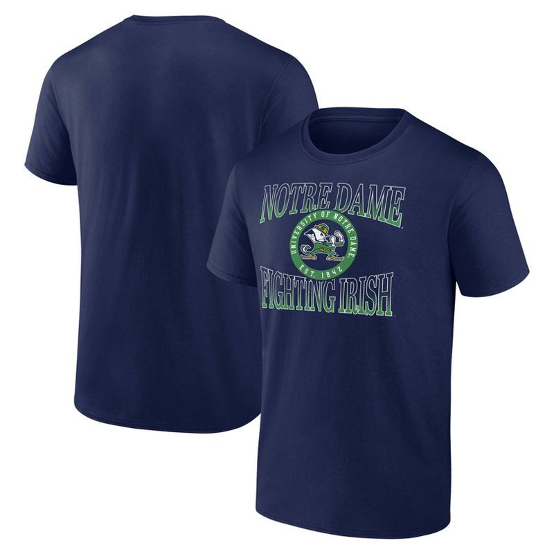 slide 3 of 3, NCAA Notre Dame Fighting Irish Men's Bi-Blend T-Shirt - M, 1 ct