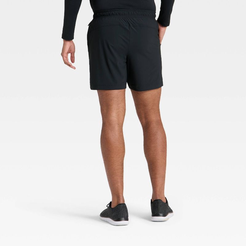 slide 2 of 3, Men's Versatility Shorts 7" - All In Motion™ Black L, 1 ct
