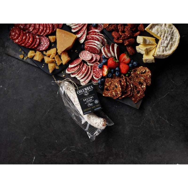 slide 3 of 7, Columbus Secchi Salame - 4.5oz, 4.5 oz