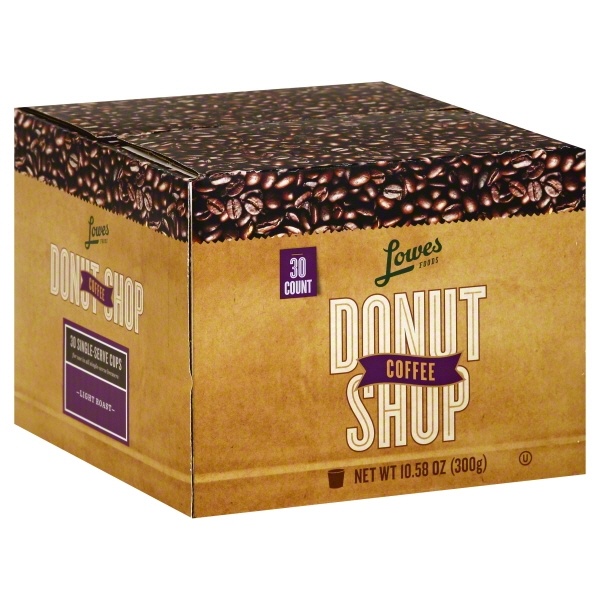 slide 1 of 1, Lowes Foods Coffee Donut Shop Single-Serve Pods - 30 ct, 30 ct