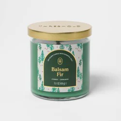 2 Wick Lidded Balsam Fir Jar Candle 15.1oz - Threshold™