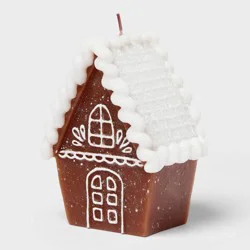 Gingerbread House Wax Figural Candle - Threshold™