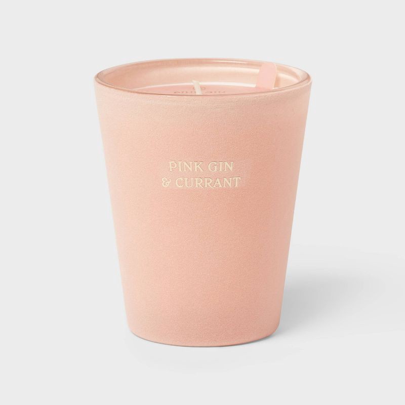slide 1 of 4, Velvet Pink Gin and Currant Jar Candle 12.6oz - Threshold™, 12.6 oz