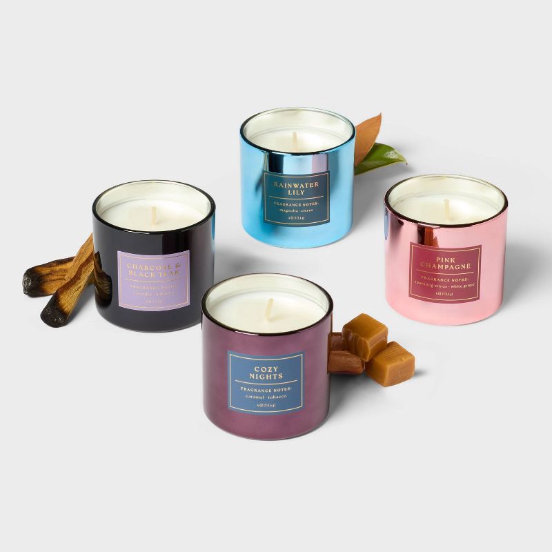 slide 3 of 3, 4pk Votive Discovery Candle Set - Threshold™, 4 ct