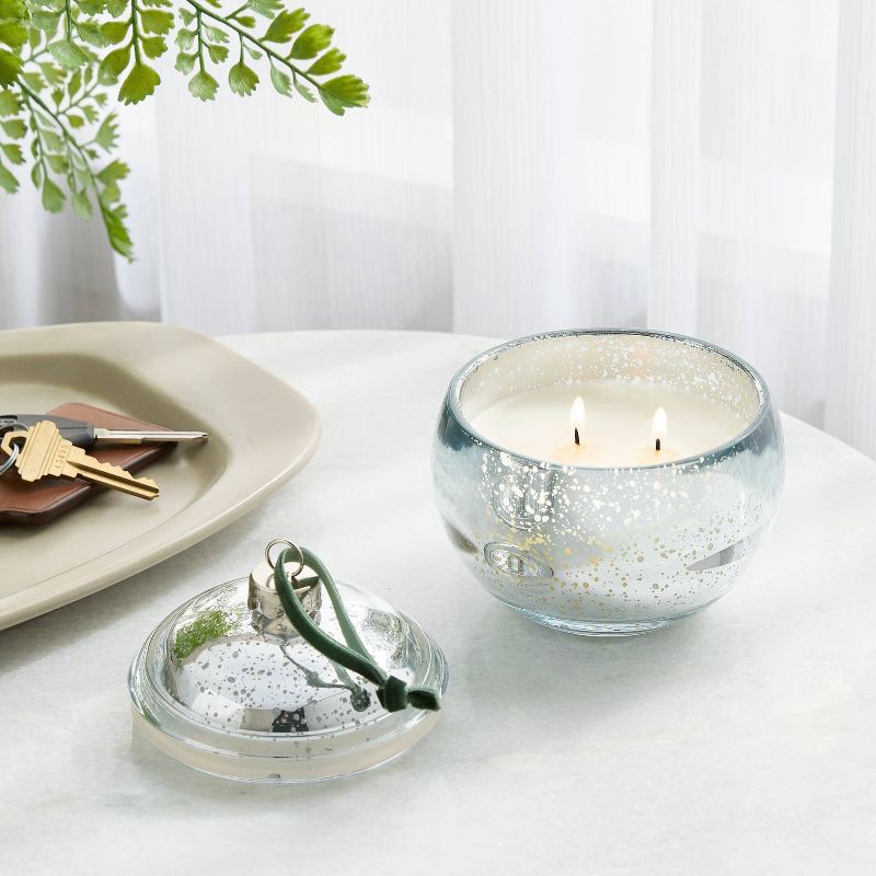 slide 2 of 3, Ornament Figural Forest Fir Jar Candle 7oz - Threshold™, 7 oz