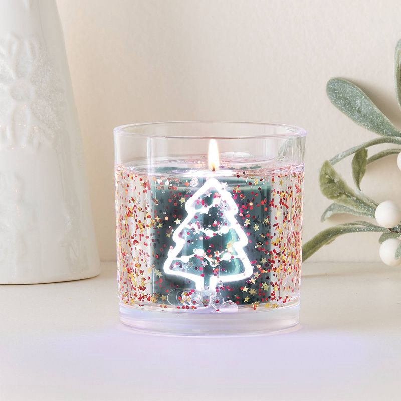 slide 2 of 3, Gel LED Christmas Tree Candle Winter Carnival - Wondershop™, 1 ct