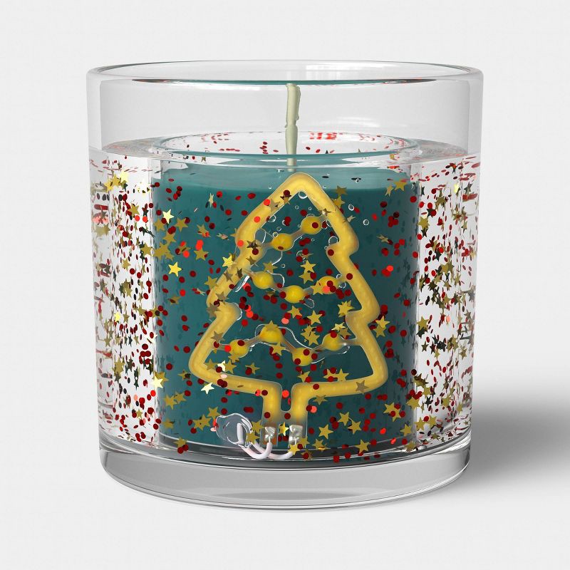 slide 3 of 3, Gel LED Christmas Tree Candle Winter Carnival - Wondershop™, 1 ct