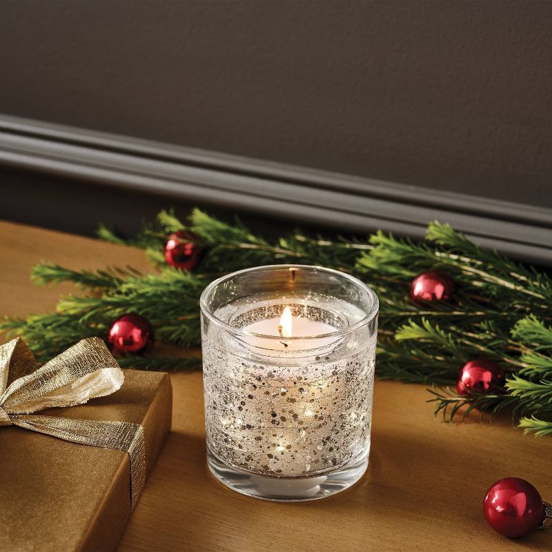 slide 2 of 4, Gel LED Forest Fir Jar Candle 2.5oz - Threshold™, 2.5 oz