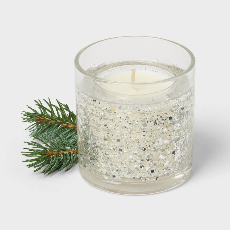 slide 3 of 4, Gel LED Forest Fir Jar Candle 2.5oz - Threshold™, 2.5 oz