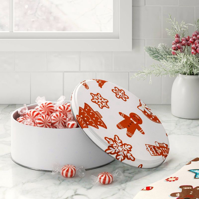slide 2 of 3, Christmas Cookie and Snow Tin Gift Box - Wondershop™, 1 ct