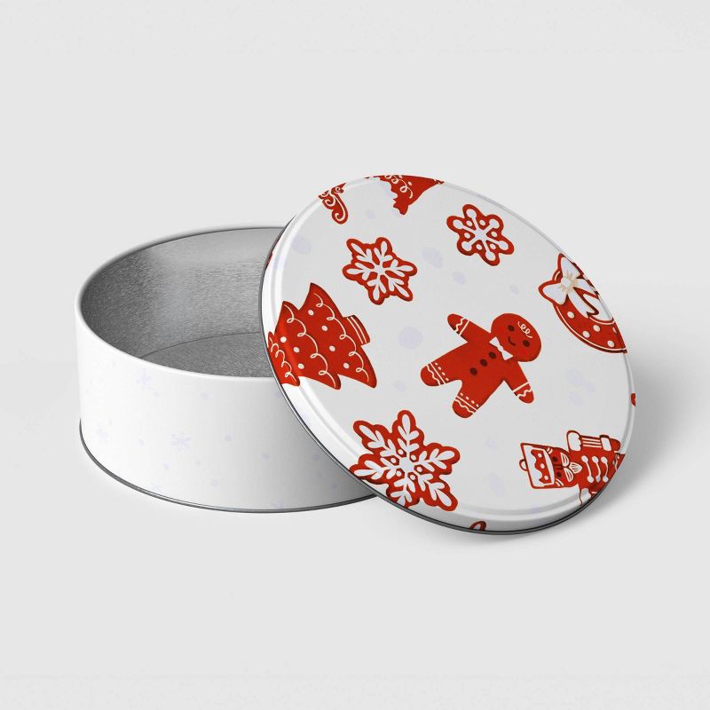 slide 3 of 3, Christmas Cookie and Snow Tin Gift Box - Wondershop™, 1 ct