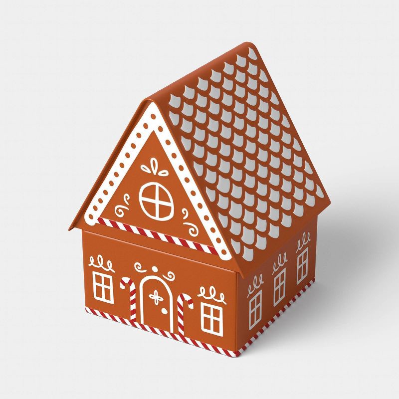 slide 3 of 4, Small Christmas Gingerbread House Tin Gift Box - Wondershop™, 1 ct