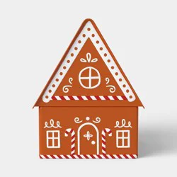 Small Christmas Gingerbread House Tin Gift Box - Wondershop™