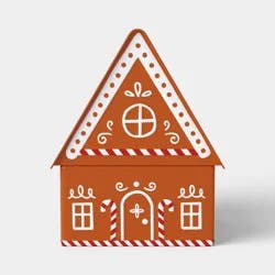 Small Christmas Gingerbread House Tin Gift Box - Wondershop™