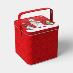 Christmas Penguin/Bear Tin Gift Box - Wondershop™
