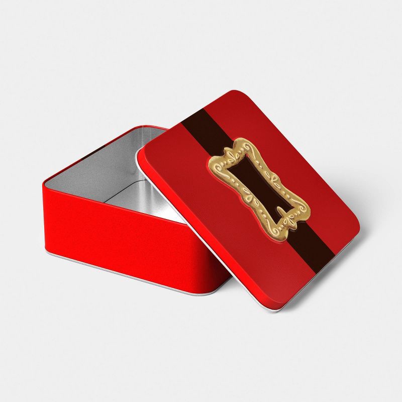 slide 3 of 3, Christmas Santa Belt Tin Gift Box- Wondershop™, 1 ct
