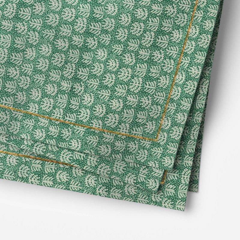 slide 3 of 3, 2pk Trees Napkins Green - Threshold™, 2 ct