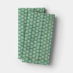 2pk Trees Napkins Green - Threshold™