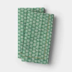 2pk Trees Napkins Green - Threshold™