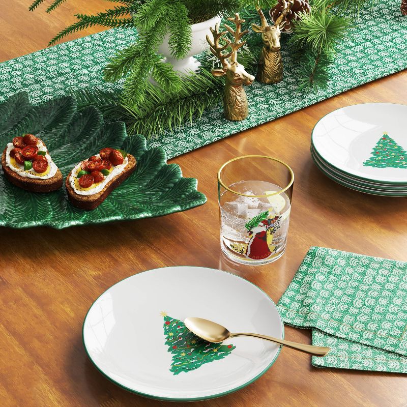 slide 2 of 3, 8.5" Stoneware Layering Salad Plate - Threshold™, 1 ct