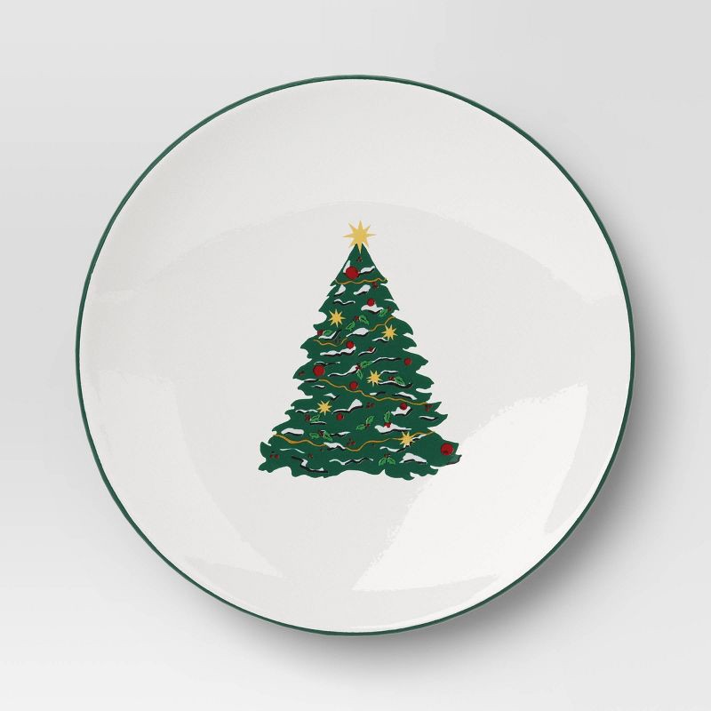 slide 3 of 3, 8.5" Stoneware Layering Salad Plate - Threshold™, 1 ct