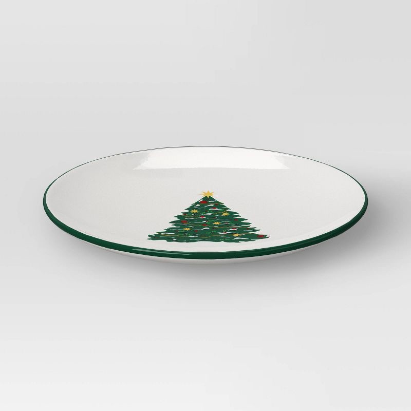 slide 1 of 3, 8.5" Stoneware Layering Salad Plate - Threshold™, 1 ct