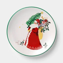 6" Stoneware Santa Appetizer Plate - Threshold™