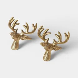 2pk Deer Napkin Rings - Threshold™