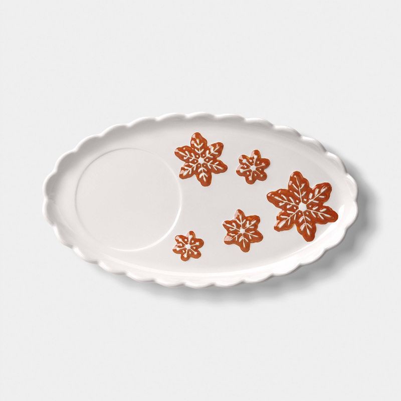 slide 4 of 4, Christmas Cookies for Santa Stoneware Serving Platter with Mug Set - Wondershop™, 1 ct
