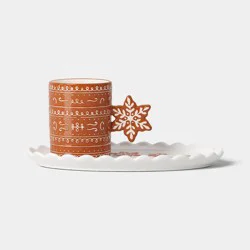Christmas Cookies for Santa Stoneware Serving Platter with Mug Set - Wondershop™