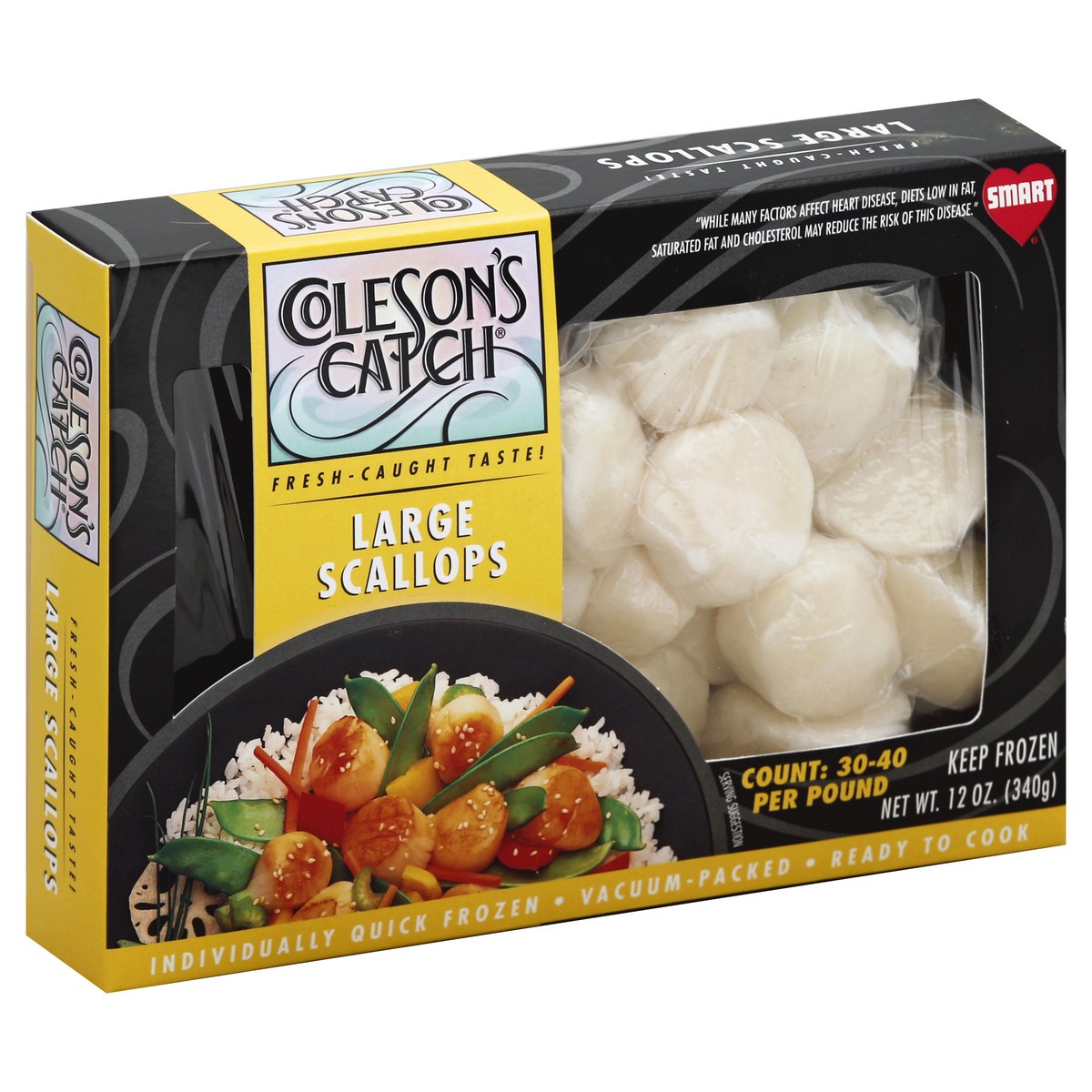 slide 2 of 5, Colesons Catch Scallops 12 oz, 12 oz
