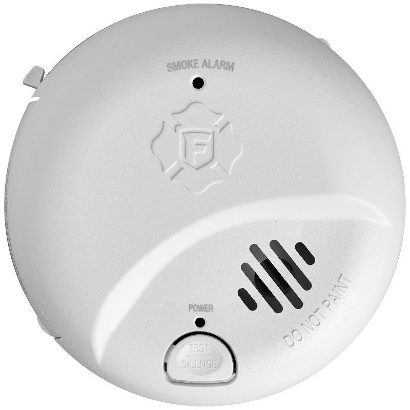 slide 2 of 8, First Alert Precision Detection Interconnect Hardwired Smoke Alarm with 10-Year Battery Backup, 1 ct