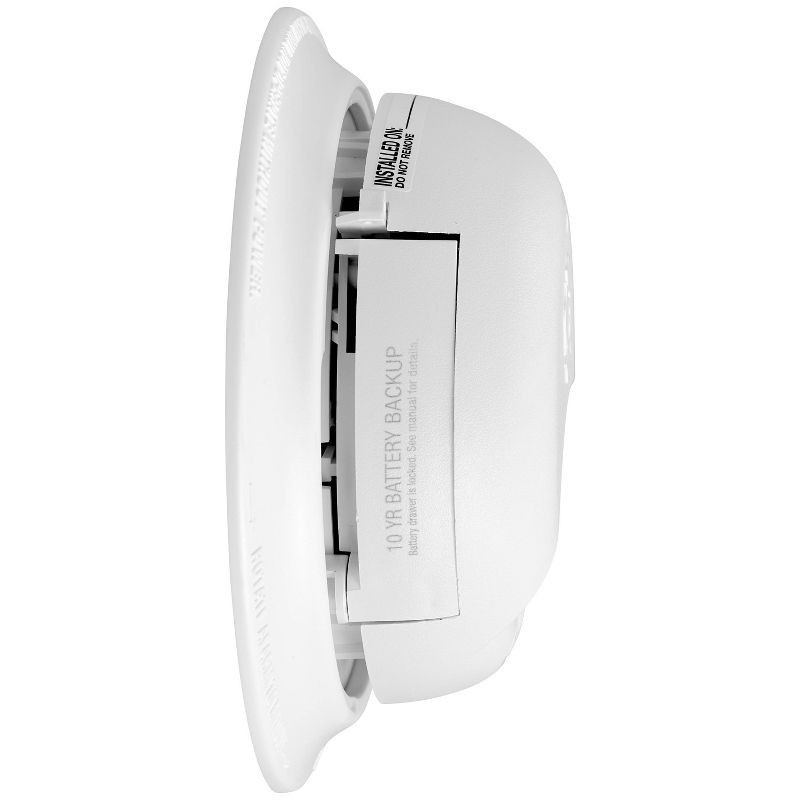 slide 5 of 8, First Alert Precision Detection Interconnect Hardwired Smoke Alarm with 10-Year Battery Backup, 1 ct