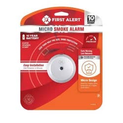 First Alert 8E Photo Micro Smoke Detector 10 Year Battery